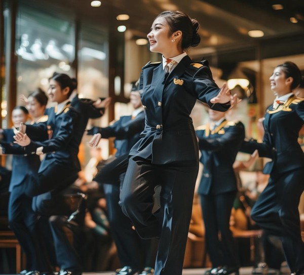 酒店服务礼仪手势舞,传递专业素养的趣味方式 酒店服务礼仪手势舞,传递专业素养的趣味方式